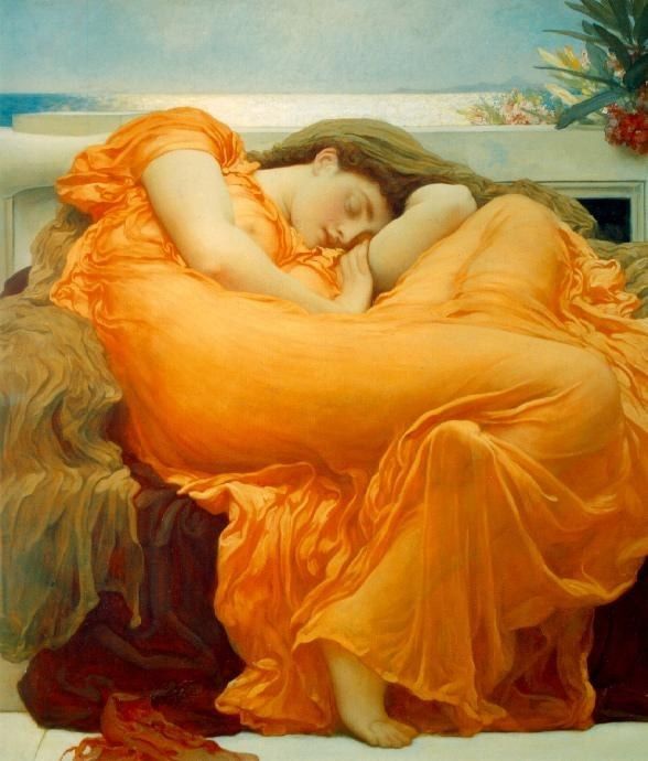 Lord Frederick Leighton Flaming June